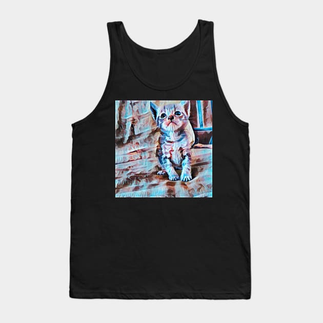 PUPPY ART CAT Tank Top by CATUNIVERSE